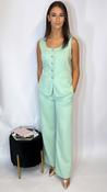 Elara Waistcoat Mint