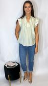Ichi Jovil Stripe Top