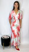 Rhoda Dress Coral/Mint
