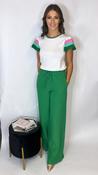 R&amp;amp;R Josie Trouser Green short