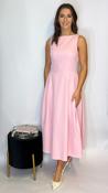 Nesta Midi Dress Blush Pink image