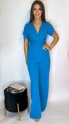 Bridget Jumpsuit Teal Blue