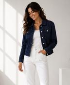 Aubrey Denim Jacket Navy image