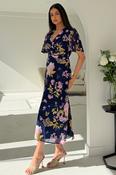 Daisy Dress Navy Floral image