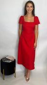 Valentina Dress Red image