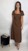 Valentina Dress Brown image