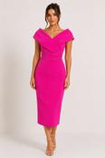 Seraphina Dress Fuchsia image
