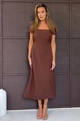 Valentina Dress Brown image