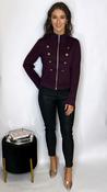 Amelie Military Jacket Plum image