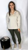 R&amp;amp;R Rumi Hoodie Stone
