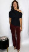 R&amp;amp;R Bridget Cord Wine- Reg