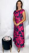 Tiana Dress Navy/Pink image