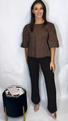 K&amp;amp;P Reese Top Chocolate Brown image