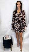 Susie Mini Dress Brown image