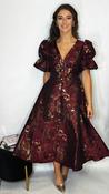 Callie Midi Dress Wine image