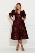 Callie Midi Dress Wine image