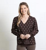 Rant&amp;amp;Rave Sophia Top Brown image