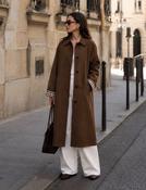 Clara Coat Brown image
