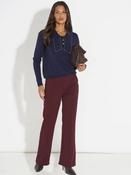 K&amp;amp;P Yale Trouser Plum image