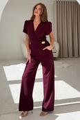 Trixie Jumpsuit  Burgundy image