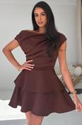 Pippa Mini Dress Brown image