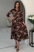 Angela Animal Print Dress image