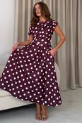 Betty Dress Berry Polka image