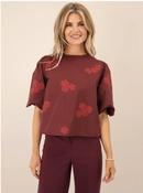 K&amp;amp;P Reese Top Burgundy image