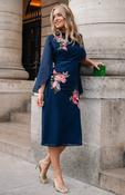 Ludmila Dress  Navy image
