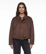 Lia Brown Suede Jacket image