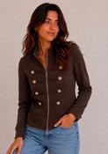 Amelie Military Jacket  Brown