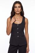 Elara Black Waistcoat image
