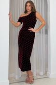 Donna Velvet Beaded Dress image
