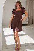 Reeve Mini Dress Brown image