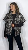 The Hazel Leopard Gilet