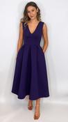 Bethany Midi Dress Purple