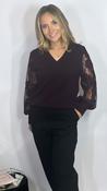 Marcie Knit Burgundy