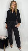 Rachael Sequin Jean Black