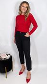 Novalie Knit Red