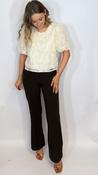 Delphine Cream Top