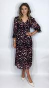 Enya Midi Dress Wine