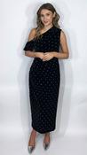 Donna Velvet Dress Black