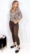 K&amp;amp;P Zip Top Brown