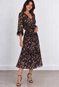 Enya Midi Dress Brown image