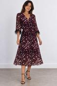Enya Midi Dress Wine image