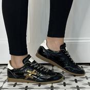 Another Trend A078 Trainers Black Patent image