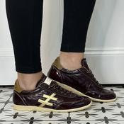 Another Trend A078 Trainers Bordeaux Patent image