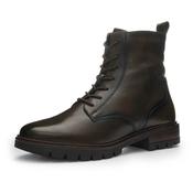 Ara Cambridge Laced Leather Ankle Boots 12-11260 Forrest Green