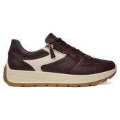 Ara New York 12-25112 Leather Trainer Wine Merlot image