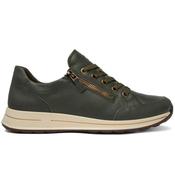 Ara Osaka 12-54801 H-Fit Fango Green Leather Trainer image